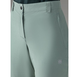 Pantalon de rando léger pour femme AYAQ Fabriqué en Europe - Vert clair