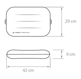 Coussin de camping confortable et éco-conçu VAUDE