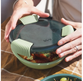 boite repas avec couvercle à emporter en randonnée BINI France