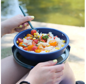 boite repas avec couvercle à emporter en randonnée BINI France