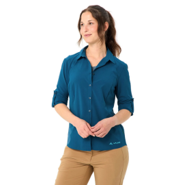 Chemisier de randonnée manches longues éco conçu pour Femme protection solaire moustique frais doux VAUDE ROSEMOOR