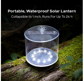 lanterne gonflable randonnée bivouac Luci Original Matte BioLite - Transparent