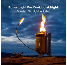 Réchaud à bois avec power bank intégrée CAMPSTOVE de Biolite