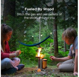 Réchaud à bois avec power bank intégrée CAMPSTOVE de Biolite