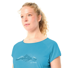 tee shirt décor montagne pour femme TEKOA T-SHIRT FEMME VAUDE