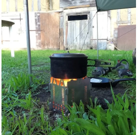 Réchaud à bois fabriqué en France