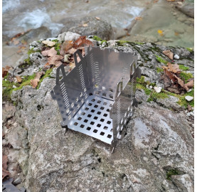 Réchaud à bois fabriqué en France