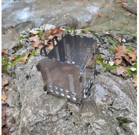 Réchaud à bois fabriqué en France