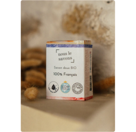 Savon solide surgras Douceur et hydratation Made in France tous les ingredients sont français