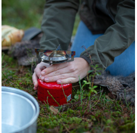 Réchaud à gaz robuste double vanne large foyer grandes casseroles et poêles Mimer Duo PRIMUS