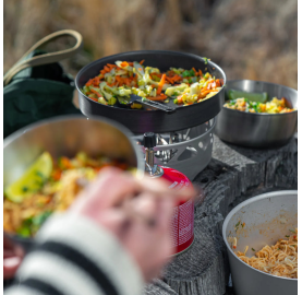 Compatible avec des casseroles de toutes tailles et poêles