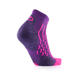 chaussette basse randonnée sportive trail VTT Outdoor Light CREW THERM-IC rose