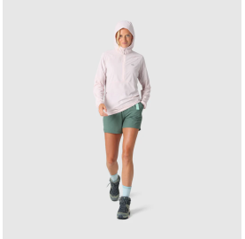Tee-shirt femme protection solaire capuche manche longue