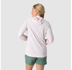 Tee-shirt femme protection solaire capuche manche longue