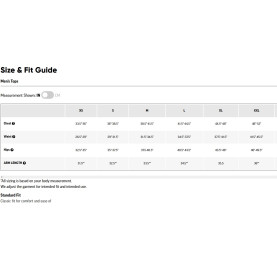 guide taille vêtement homme OR OUTDOOR RESEARCH