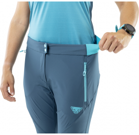 Pantalon dynafit femme slarge cienture élastique confort TRANSALPER 2 LIGHT DST W PANT DYNAFIT