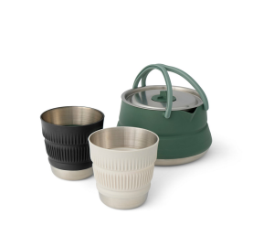 Ensemble Bouilloire et tasses pliantes DETOUR Kettle cook set SEA TO SUMMIT Acier et Silicone