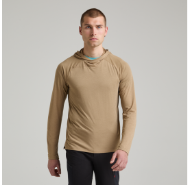 T Shirt manches longues à capuche pour homme très léger, fabriqué en Europe