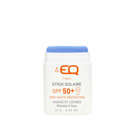 écran solaire 50+ BIO visage levre cicatrice tatouage made in France EQ Stick Solaire Bio SPF50+ Bleu
