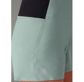 LEVICO Short Trail Femme AYAQ short fabriqué en Lituanie vert clair