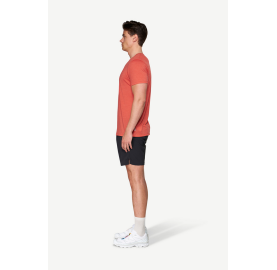 Tee-shirt Mérinos Tencel été pour homme fabriqué en Europe Rouge