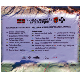 Le Pays Basque -Euskal Herria en Relief 3DMAP