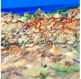 Le Pays Basque -Euskal Herria en Relief 3DMAP