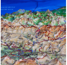 Le Pays Basque -Euskal Herria en Relief 3DMAP