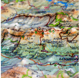 Le Pays Basque -Euskal Herria en Relief 3DMAP