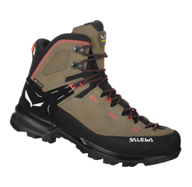 Chaussure haute montagne randonnées trek pour Femme cuir vibram SALEWA