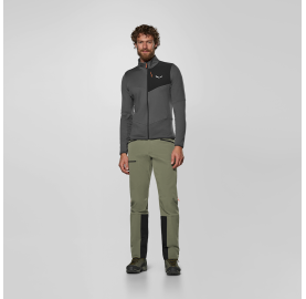 Pantalon softshell léger déperlant coupe-vent homme alpinisme et ski de randonnée