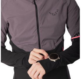 passe pouce passage montre Alpine Hybrid femme DYNAFIT Veste coupe-vent chaude