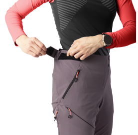 taille ajustable Pantalon Femme ski de randonnée léger technique respirant souple
