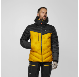 Doudoune pour homme très chaude ORTLES MEDIUM de SALEWA Jaune