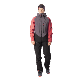 Veste imperméable respirante 3 couches pour femme solide ultra légère BLACKLIGHT 3L DYNAFIT VESTE FEMME - Violet