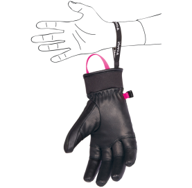 Gants en cuir et laine mérino G HOT WOOL DRY de CAMP pour femme
