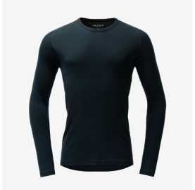 Sous-vêtement technique mérinos Homme fabriqué en Europe DEVOLD Adventure noir