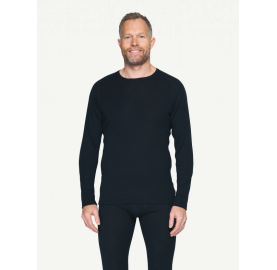Sous-vêtement technique mérinos Homme fabriqué en Europe DEVOLD Adventure  noir