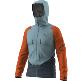 Veste de ski de randonnée légère compacte imperméable et respirante DYNAFIT BLACKLIGHT 3L JKT