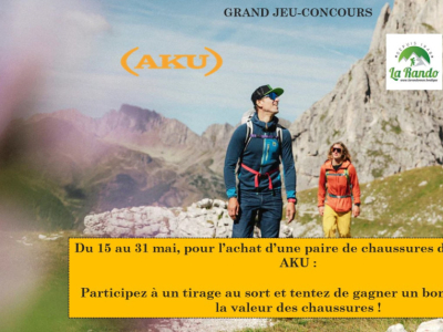 En Mai, votre paire de chaussures AKU remboursée !